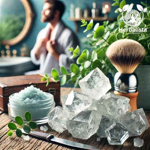 Premium Quality Large Alum Stone 16 oz (453g) - Natural Crystal Deodorant & Antiperspirant | Multi-Purpose Shaving Stone for Skin Care & Healing | Piedra de Alumbre