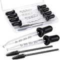 Glass Eye Dropper Set 10pcs with Cleaning Tools - 1ml