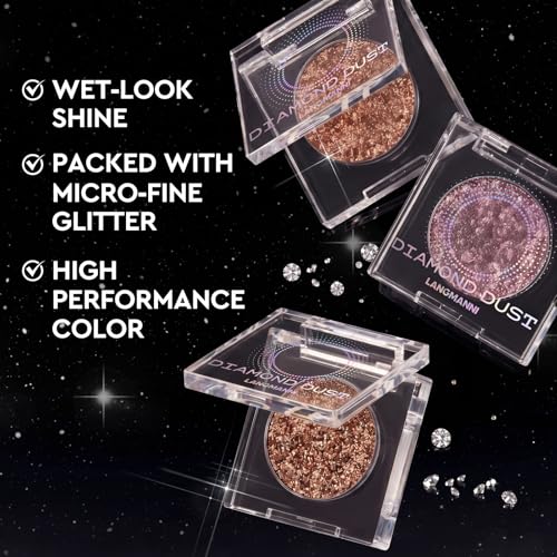 Jolilab Glitter Eyeshadow Single Shade - Pigmented Shimmer