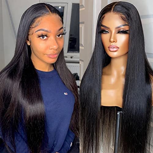 30-Inch Straight Lace Front Wig - 200% Density Human Hair