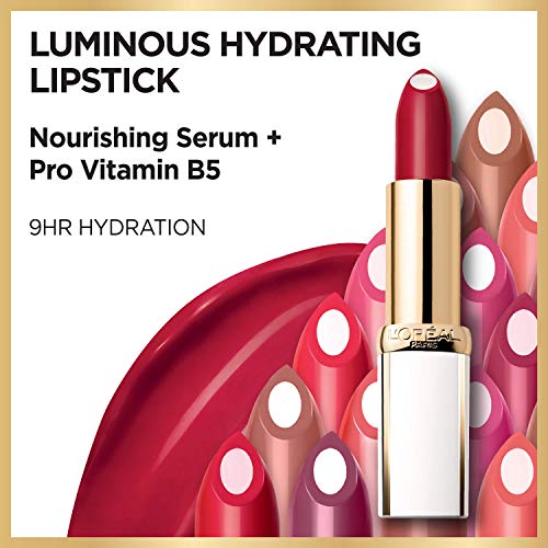 L¡¯Or?al Paris Age Perfect Luminous Hydrating Lipstick, Splendid Plum, 0.13 Ounce