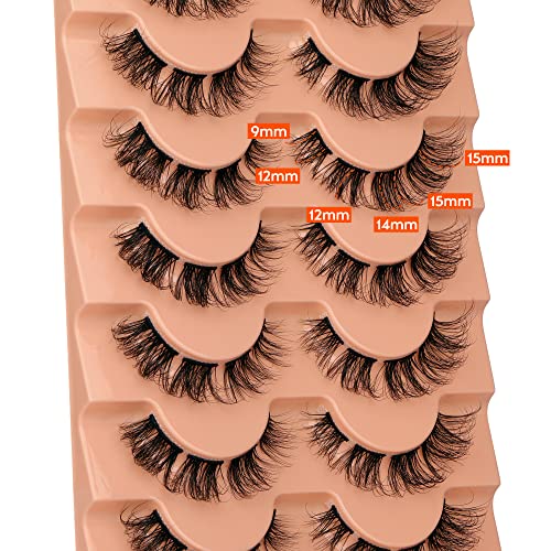 D Curl Cluster Lashes - 56pc Fluffy Wispy Eyelash Extensions