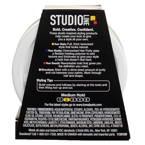 L'Oreal Studio Line Hair Putty - Detangle & Define (Pack of 2)