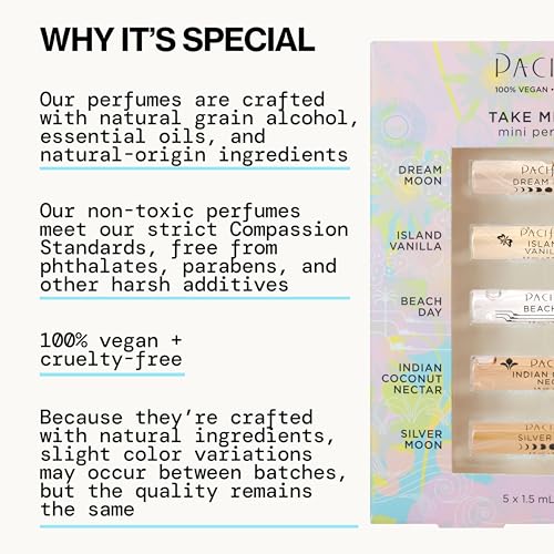 Pacifica Take Me There Spray Perfume Trial Set – 5 Scents