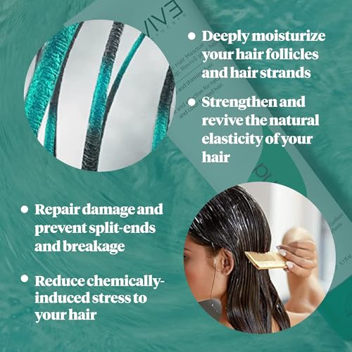 Reviv3 ProCare Hair Repair Mask with Keratin - Deep Moisturizing Vegan 12oz