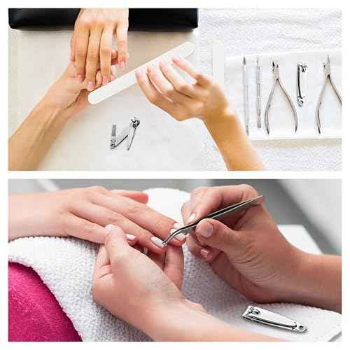 Nail Clippers with File Bulk - 24 Pack Multipack for Women & Men, Swing-Out Nail Cleaner, 2.36-Inch Fingernail Clippers Attached Filer, Durable Small Mini Clippers Bulk (24 Count)