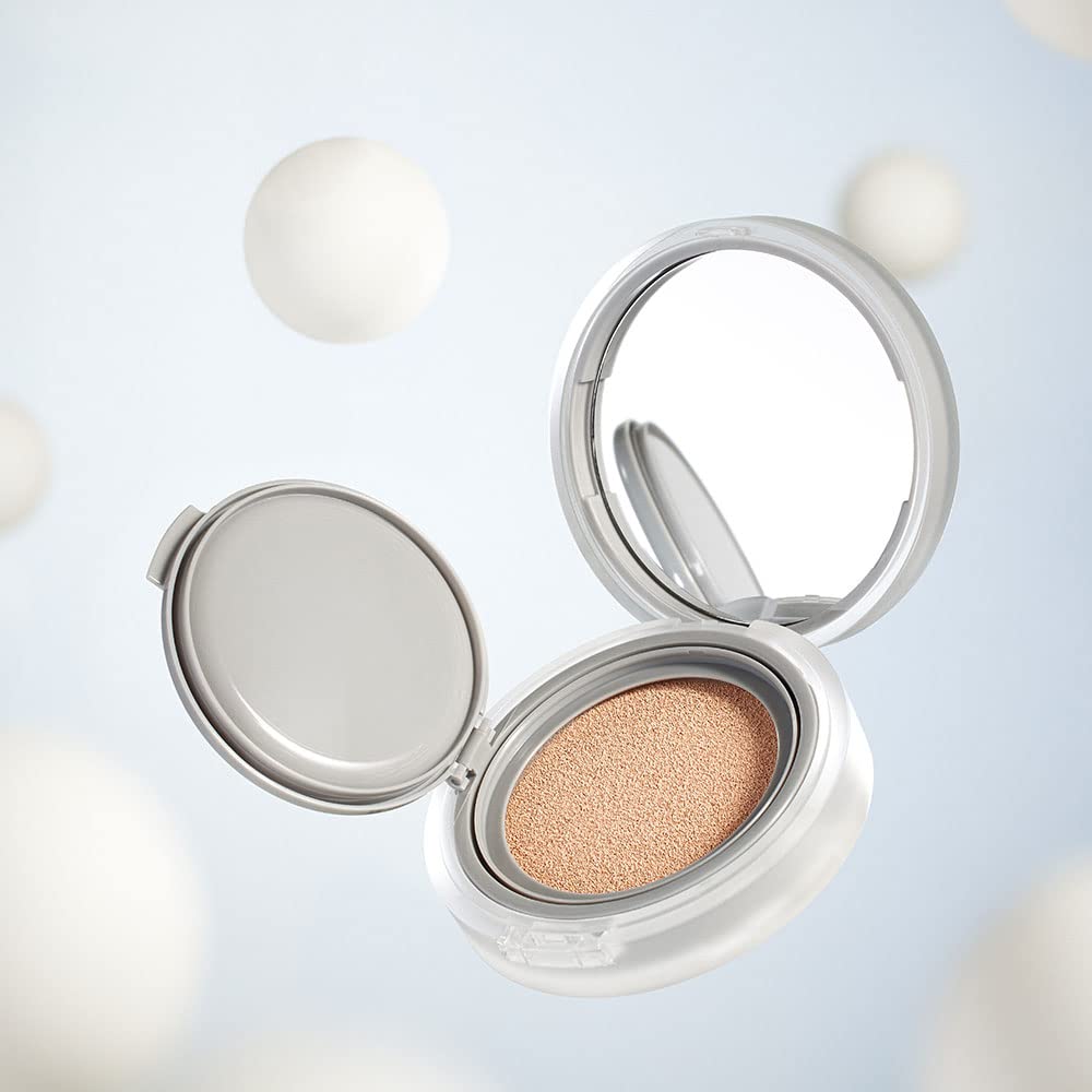 Rom&nd Nu Zero Cushion (05 Sand 25) Long Lasting, High Coverage, Semi Matte Finish, Flawless Complexion Without Cakey Face, Makeup Base and Fixer, Thinly Layered, Korean Cushion Foundation