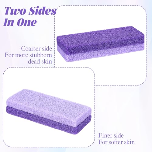 Grevosea Double-Sided Foot Pumice Stones 5-Pack for Callus & Dead Skin Removal
