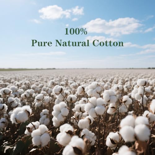Homrelaxy 600 Count Cotton Rounds - Soft Lint-Free Makeup Remover Pads