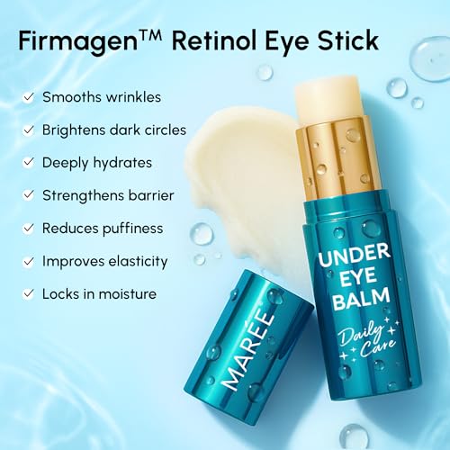 MAREE Collagen Retinol Under Eye Balm Stick for Dark Circles & Wrinkle Care