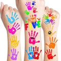 Hi Five Temporary Tattoos for Kids – 96-Piece Party Favors