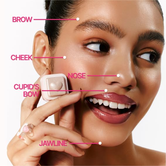 COLORGRAM Milk Bling Heartlighter 01 Peach Highlighter