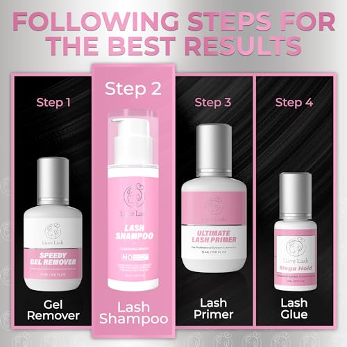 Eyelash Extension Shampoo/ Gentle Foam Cleanser for Lash Extensions & Natural Lashes (Shampoo + Lash Brush)