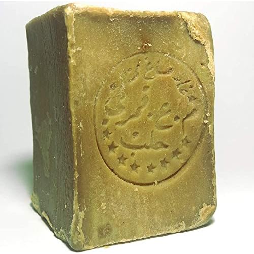 Aleppo Soap - 2 Pack - 8 oz each - comes with Cotton Pack -%20 Laurel Oil,%80 Virgin Olive Oil, Natural & Handmade from Origin