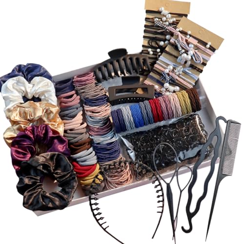 Hair Scrunchies & Ponytail Holders Set for Women (1149 Piece)
