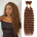 #30 Light Brown Boho Braiding Hair 22 Inch 2 Bundles
