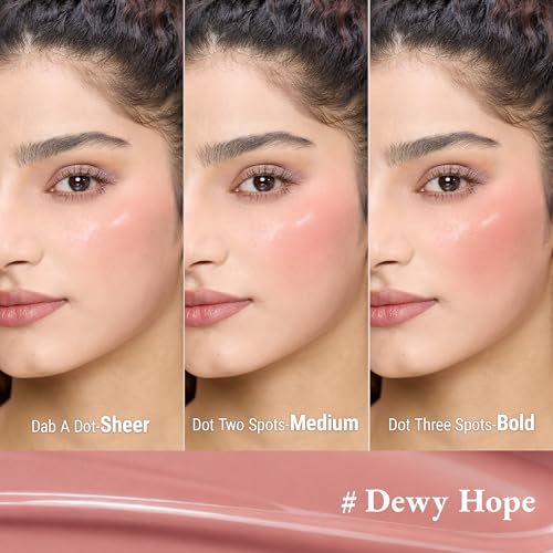 Exmiloo Liquid Blush for Cheeks - Dewy Buildable Flush