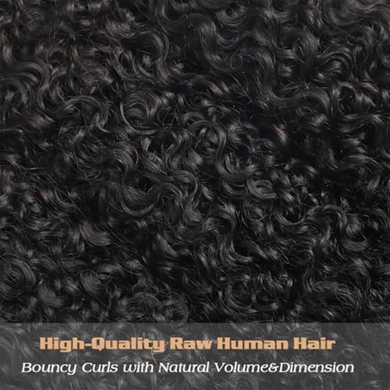 16A Burmese Curly Human Hair Bundles 16-20 Inch