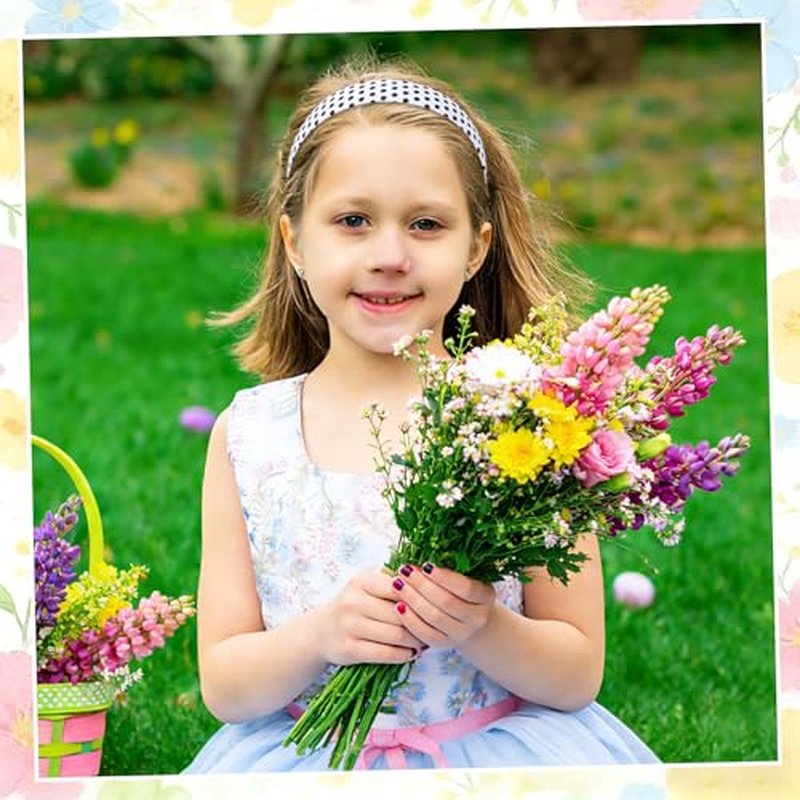 12-Pack Polka Dot & Solid Color Headbands for Girls & Women