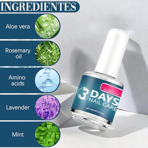 Keratin Nail Care Oil - Plant-Based Formula for Dry, Weak Nails