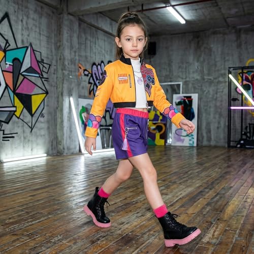 Girls Cosplay Costume Top and Pants Set
