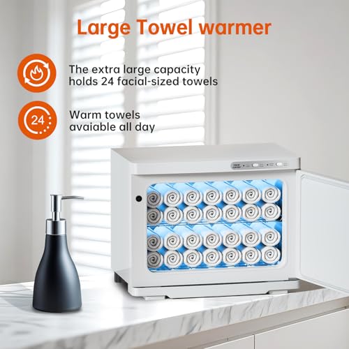 23L Hot Towel Warmer Cabinet - Spa & Salon Thermostatic Heater