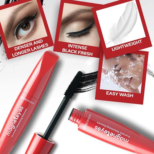 Facescanada Volumizing Mascara | Almond Oil, Smudge-Proof