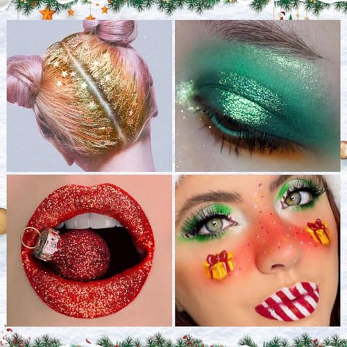 DE'LANCI 18 Color Christmas Eyeshadow Palette - Matte & Shimmer