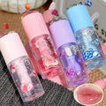 Hydrating Lip Gloss Oil Set - 4 Fruity Flavors, Non-Sticky