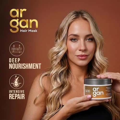 QoD PRO Argan Hair Mask - Deep Repair for Dry & Damaged Hair