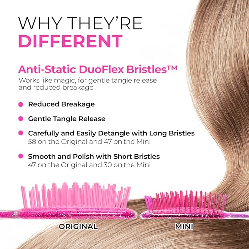FHI Heat UNbrush Detangling Brush Combo Pack for All Hair Types
