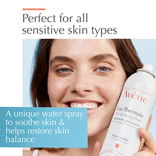 Eau Thermale Avène Thermal Spring Water, Soothing Calming Facial Mist Spray for Sensitive Skin - Travel Size - 1.6 fl. oz.