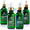 Tree of Life Beauty Facial Skin Care Set, Brightening, Firming, Hydrating, Dry Face, Dermatologist Tested - Niacinamide + Vitamin C + Retinol + Hyaluronic Acid Serum - 4 count of 1 Fl Oz