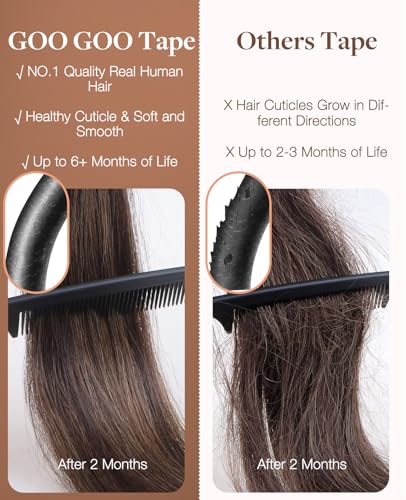 GOO GOO Invisi Edge Tape In Hair Extensions 18inch 20pcs 4/27/4