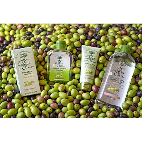 Le Petit Olivier Cleansing Micellar Water - Enriched with Olive Extract - Gently Cleanses Skin - Made with Natural Origin Ingredients - 13.5 oz Cleanser