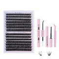 DIY Lash Extension Kit 273PCS Clusters 9-16mm with Bond & Remover