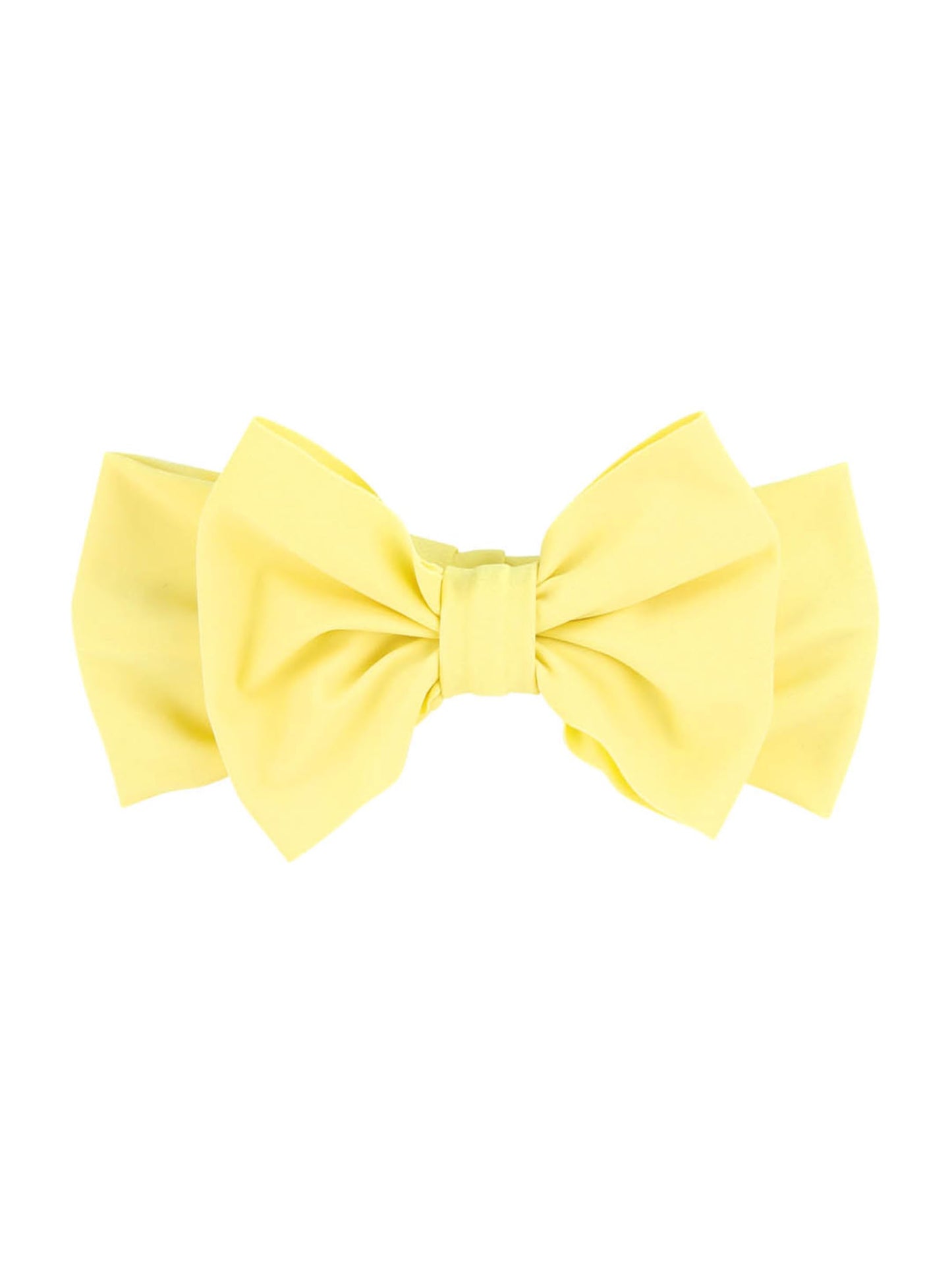 RuffleButts Banana Swim Bow Headband - One Size