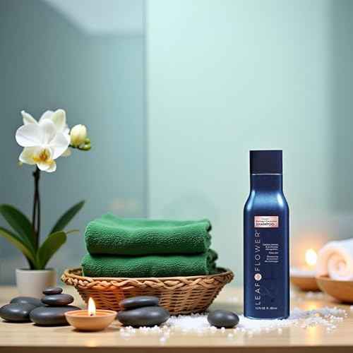 Leaf & Flower Nurishing Shampoo 12 oz | Necessities And Essentails Packaging (Blue/Damage Correction)