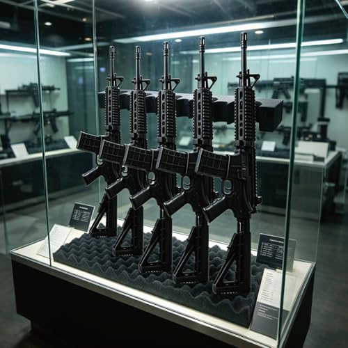 Gun Safe Organizer Foam Rack 2-Pack with Magnetic Strip