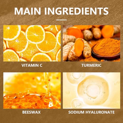 Vitamin C & Turmeric Hand Peel Mask - Hydrating Exfoliating Hand Wax