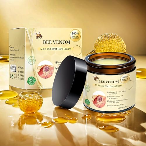 2Pcs Bee Venom Skin Treatment Cream, Bee Venom Comprehensive skincare Cream, 2025 New Professional Bee Venom Gel, Bee Venom Moisturizing Gel for All Body Parts, 2.12OZ / 60g