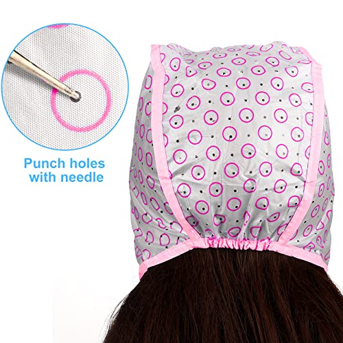 Hair Highlighting Cap Kit - 3 Sets with Dye Tools & Accessories