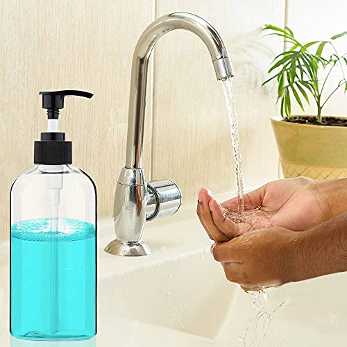 Vioetry 16.9 Oz Refillable Plastic Pump Bottles - 2 Pack