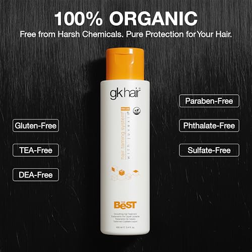 GK Hair Keratin Treatment - Anti-Frizz Smoothing Cream 3.4oz