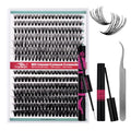 FADVAN Volume Lash Clusters Kit 280pcs DIY Eyelash Extension Set