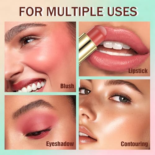 Dual-Ended Blush & Bronzer Stick – Creamy 2-in-1 Cheek Tint