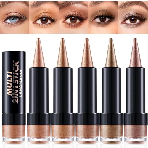 2-in-1 Gradient Eyeliner & Eyeshadow Stick Combo, Waterproof