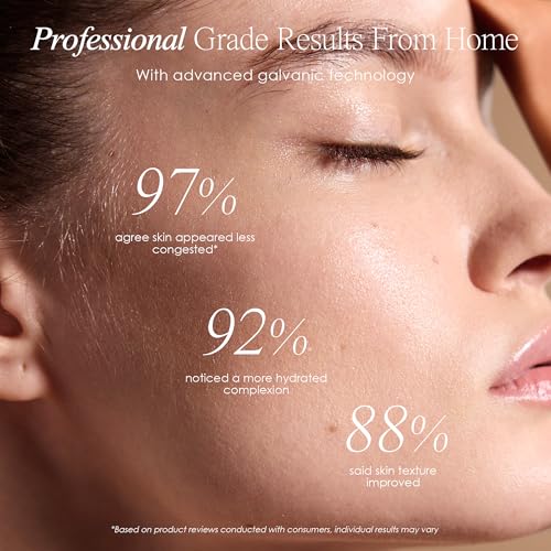 Project E Beauty Portable Rechargeable Galvanic Device | Skin Care Reduce Wrinkles Skin Tightening Firming Fine Lines Desincrustation Deep Pore Cleansing Rejuvenation Device