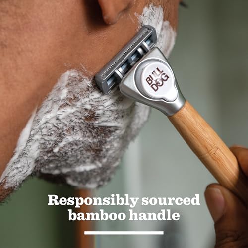 Bulldog Skincare - Sensitive Steel Blades - Men's Razor Blade Refills ? Contains 4 Blade Heads