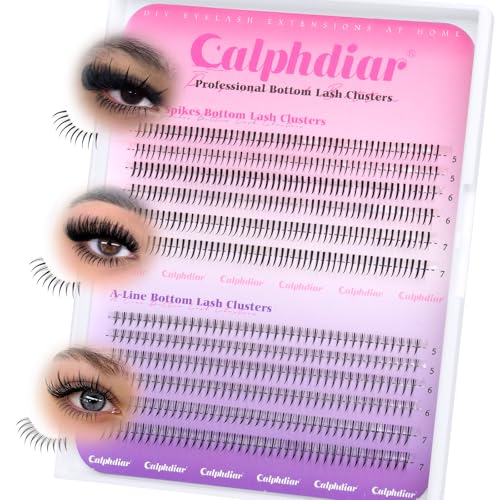 Bottom Lash Clusters 552pcs 5-7mm Natural Lower Eyelash Extensions